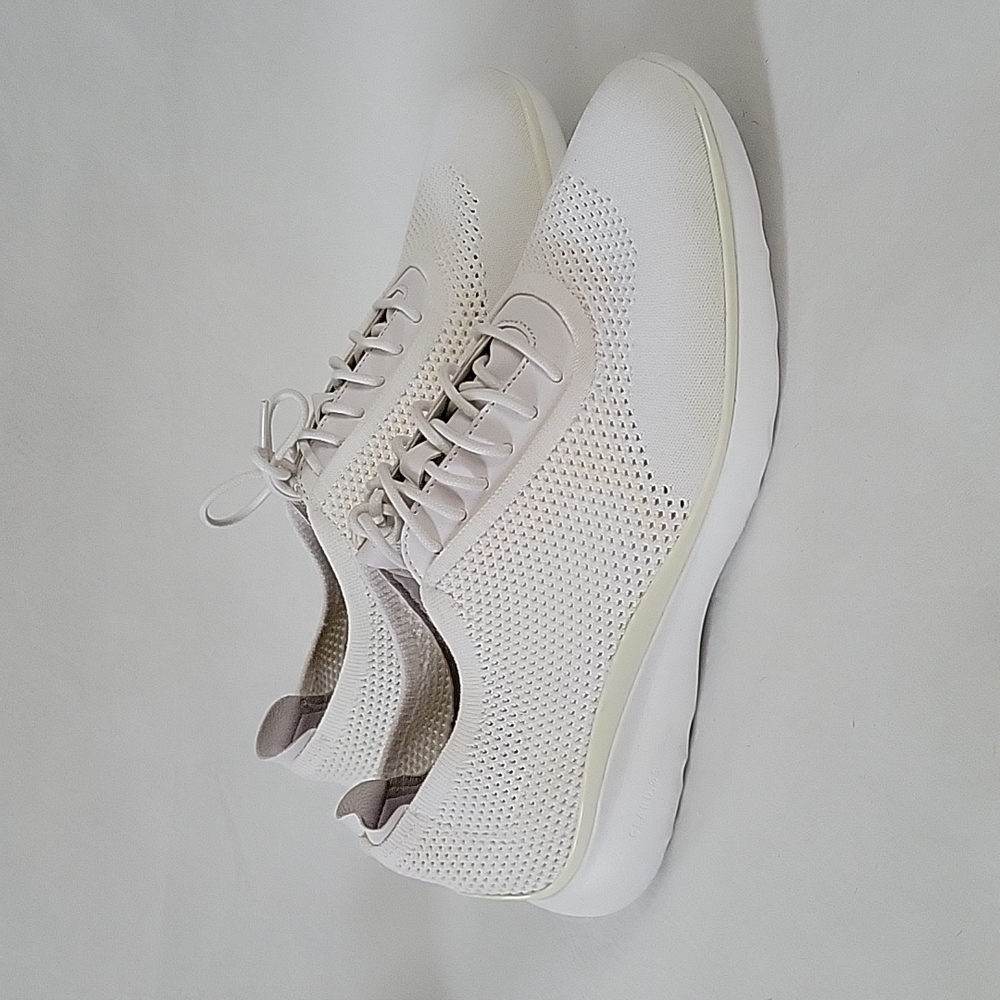 NEW Cole Haan White 3.Zerogrand Stitchlite Oxford Sneakers Size 9.5